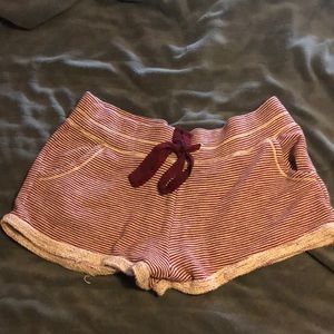 Striped Aerie shorts